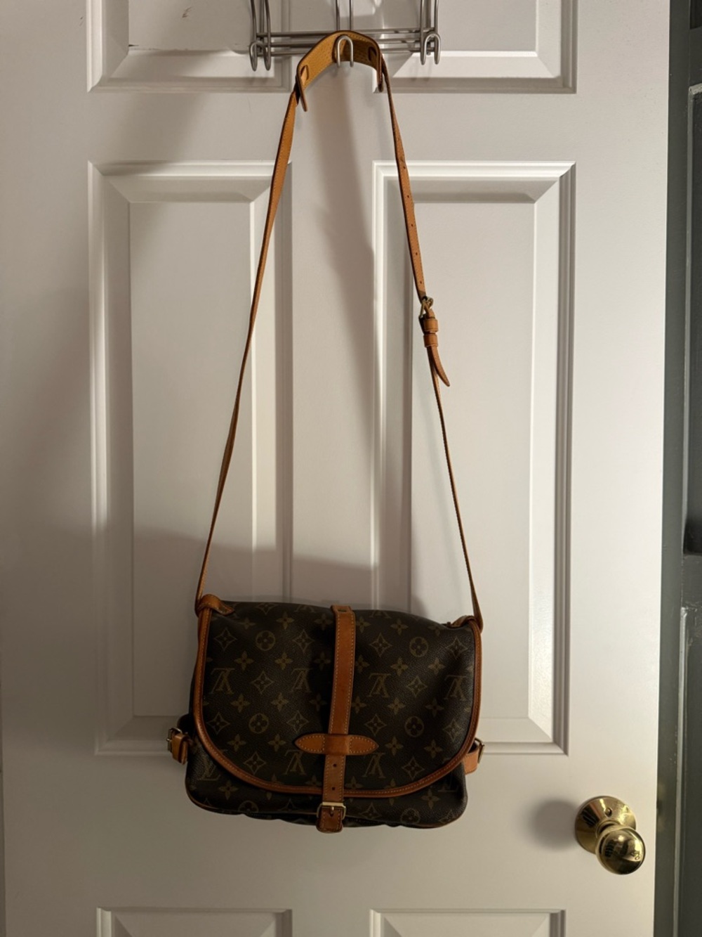 Louis Vuitton Monogram Crossbody Saddle Bag - Brown/Tan - Picture 2 of 7